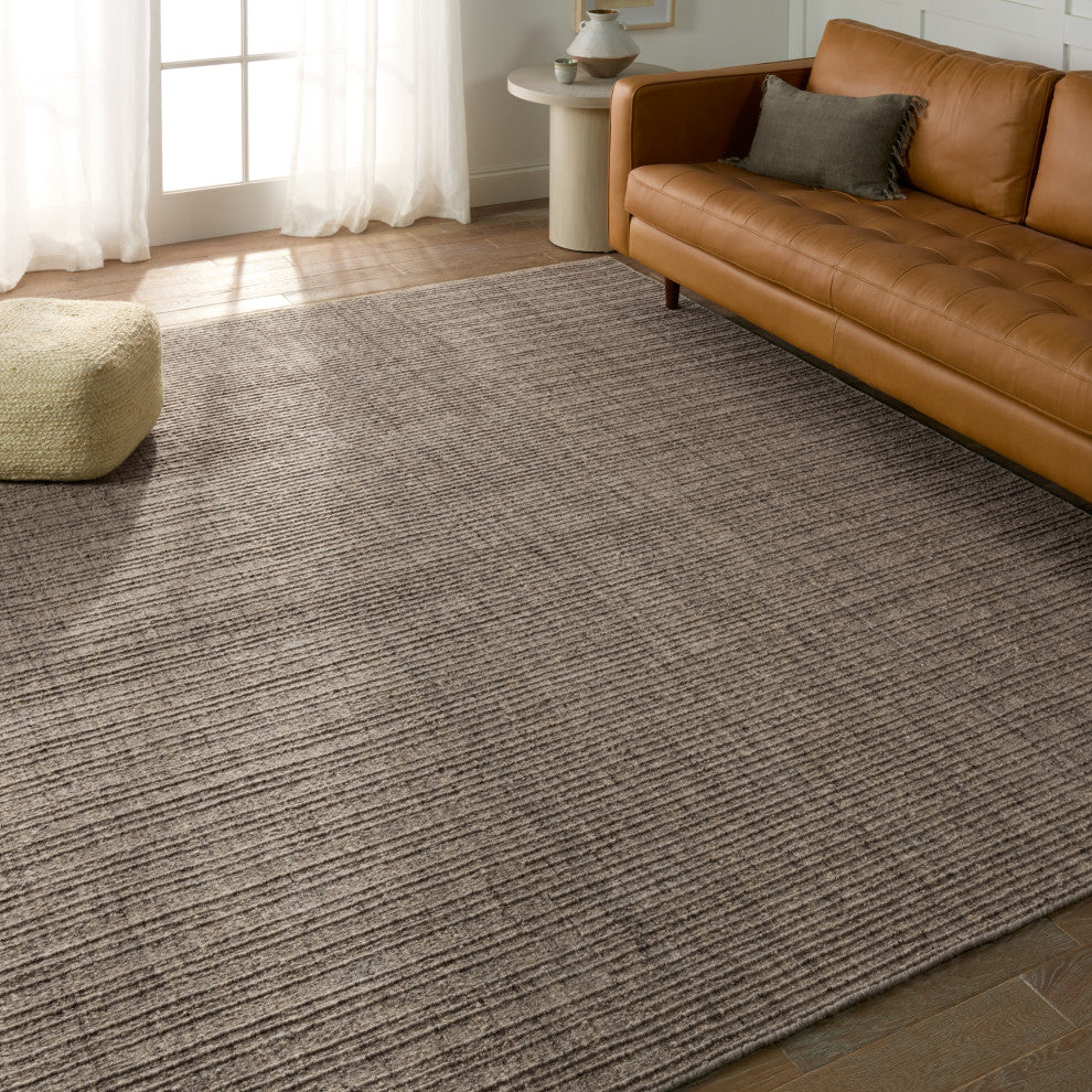Jaipur Living Vidalia Handmade Striped Brown/ Taupe Area Rug 6'X9'