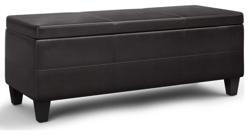 Avalon Lift Top Rectangular Storage Ottoman