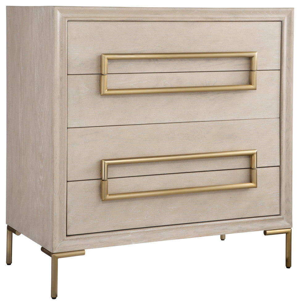 Uttermost Alessia Light Oak Accent Chest