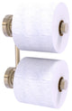 Dottingham 2 Roll Reserve Roll Toilet Paper Holder, Antique Pewter