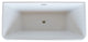 Saint Paul 32 x 67 Rectangle Acrylic Freestanding Soaker Bathtub  Center Drain