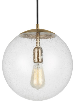 Leo 1-Light Pendant, Satin Brass