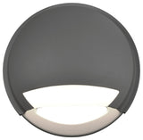 Avante LED Outdoor Wall-Light, Opal Glass Shade, Satin