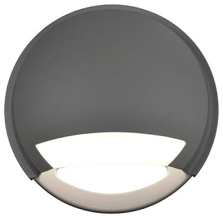 Avante LED Outdoor Wall-Light, Opal Glass Shade, Satin