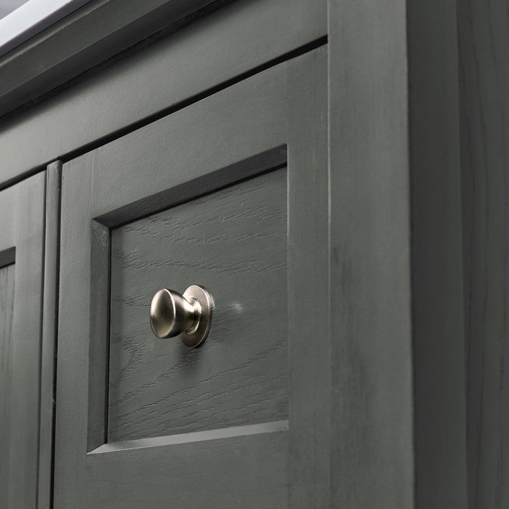 Fresca Manchester Regal 40" Gray Wood Veneer Cabinet With Top and Sink