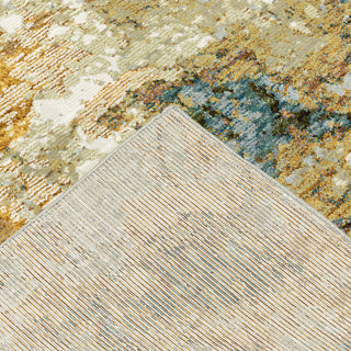 Elements Alabaster Gold/Beige Area Rug, 2'6"x12'