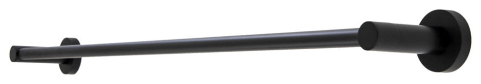 Italia Florence Series Matte Black 24" Towel Bar