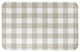 Tan Buffalo Check Plaid 34x21 Bath Mat