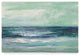Silvia Vassileva ''Tide Green And Teal'' Canvas Art, 19"x12"