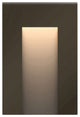 Hinkley Taper Landscape Light, Bronze, Vertical Deck Sconce