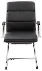 Boss Executive Caressoftplus Chair With Metal Chrome Finish, Mid Back