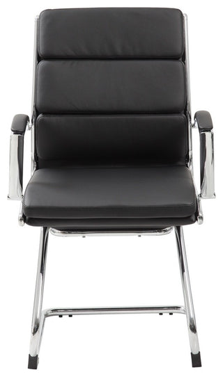 Boss Executive Caressoftplus Chair With Metal Chrome Finish, Mid Back