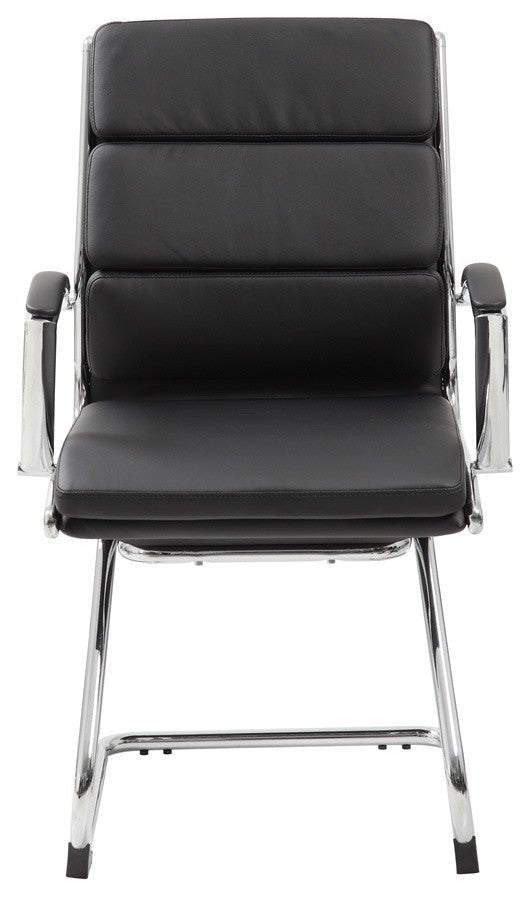 Boss Executive Caressoftplus Chair With Metal Chrome Finish, Mid Back