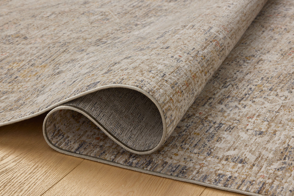 Chris Loves Julia x Loloi Ida Taupe / Multi 3''-6" x 5''-6" Accent Rug