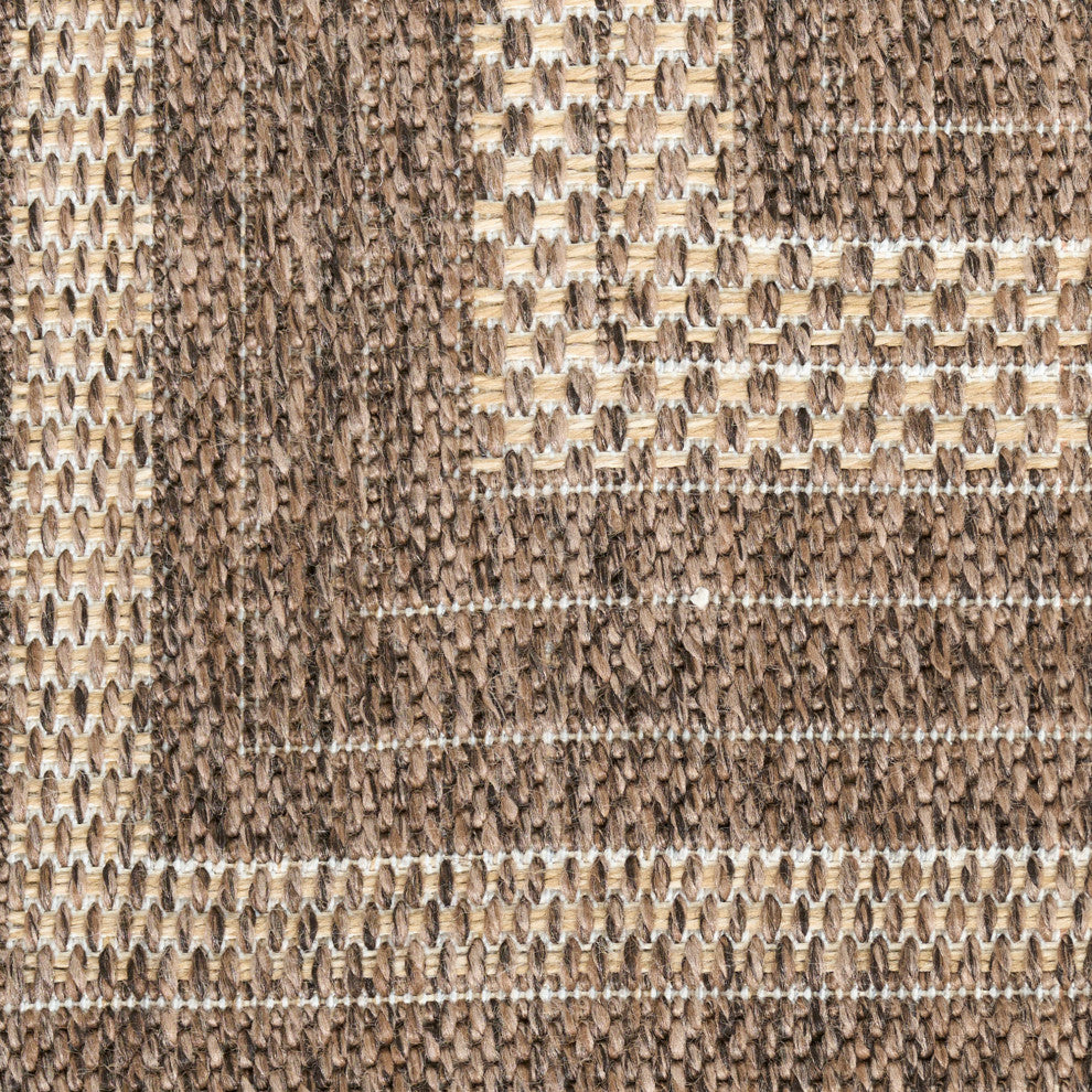Nourison Tulum 10' x 14' Brown Outdoor Rug