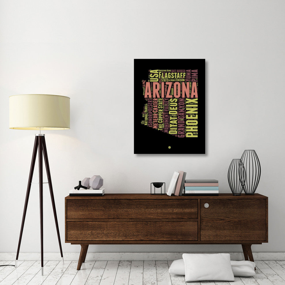"Arizona Word Cloud 1" Fine Art Print