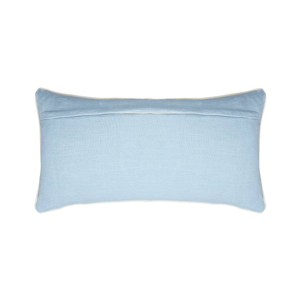 Floral Family Cord Embroidered Pillow