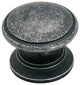 Amerock Metal Finishes Knob Traditional Solid Brass, Wrought Iron Dark