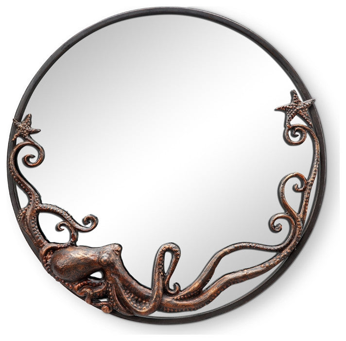 SPI Octopus Round Wall Mirror