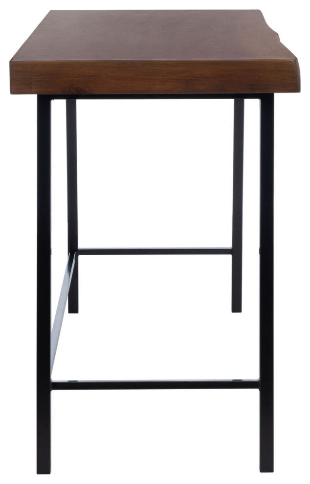 Safavieh Bernhart Desk, Walnut/Black
