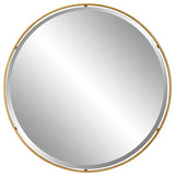 Uttermost Canillo Gold Round Mirror