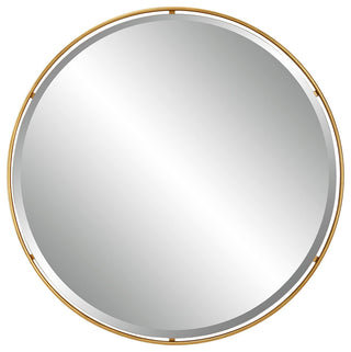 Uttermost Canillo Gold Round Mirror