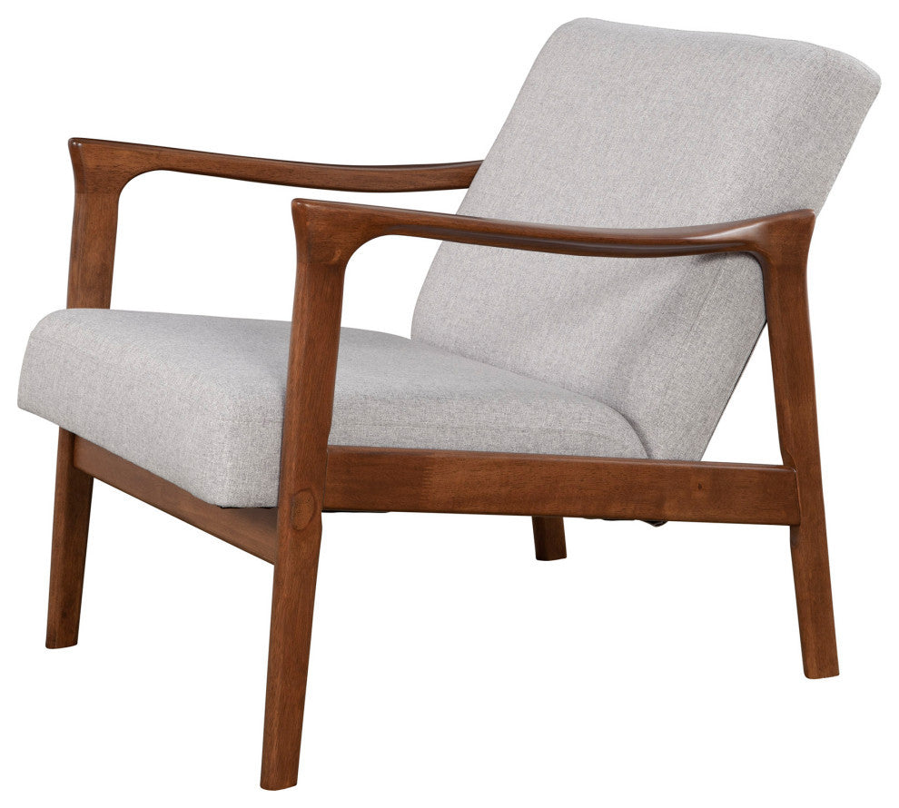 Zephyr Lounge Chair, Light Grey