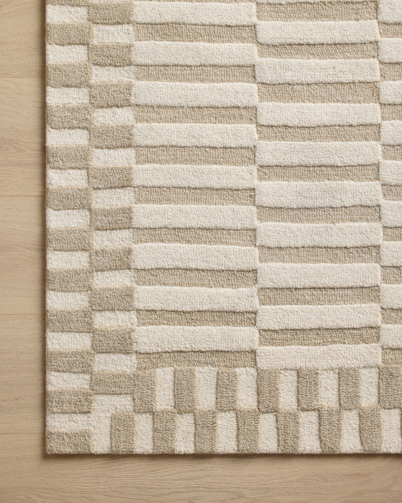 Chris Loves Julia x Loloi Bradley Ivory / Beige 2'-6" x 7'-6" Runner Rug