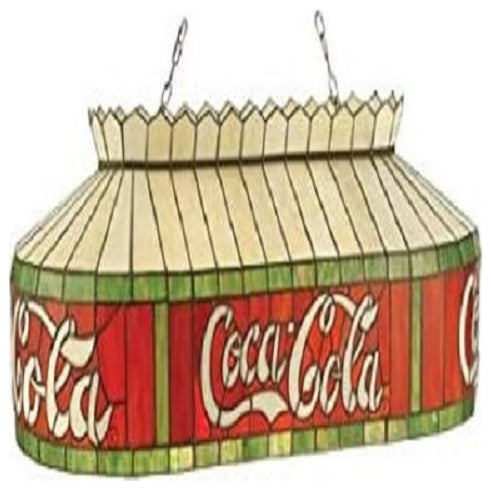 Meyda Lighting 32"L Coca-Cola Oblong Pendant