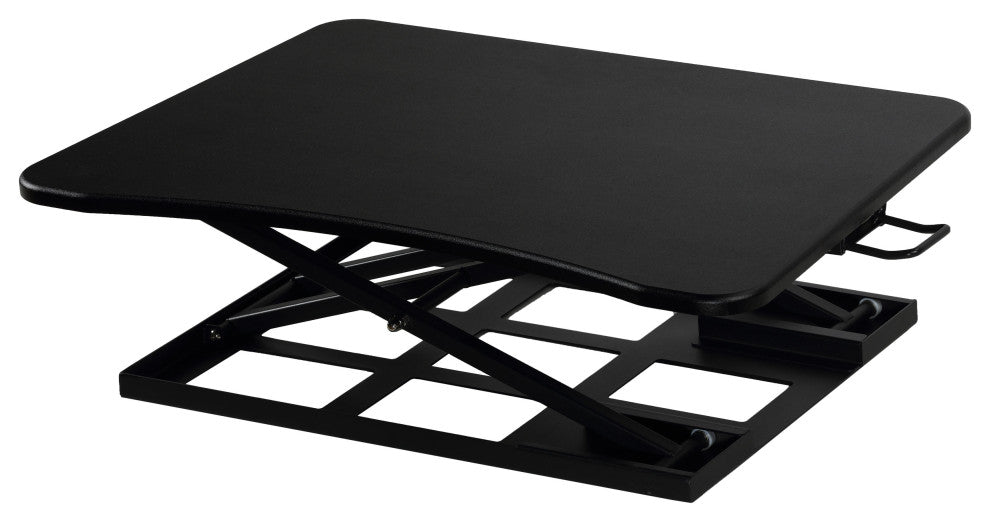 Cortesi Home Ursa Height Adjustable Standing Desk Converter, Black