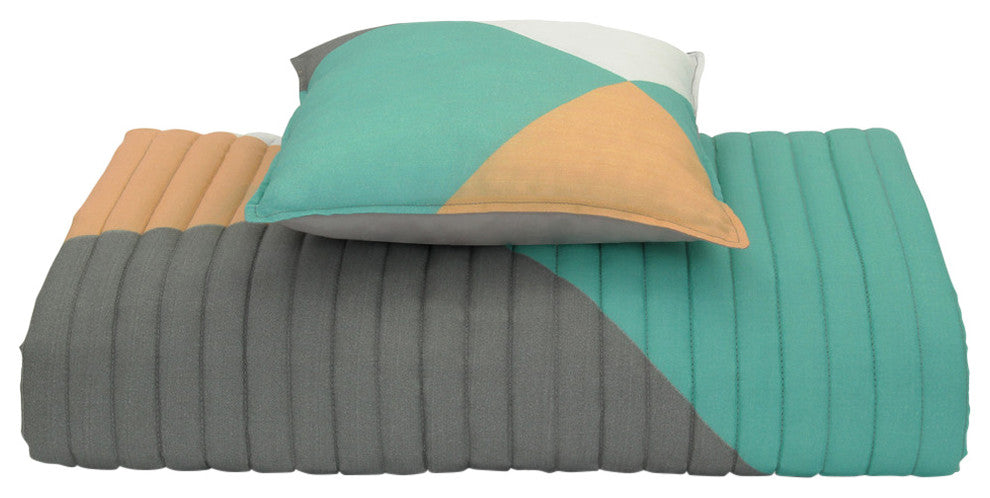 2-Piece Geometric Bedding Set