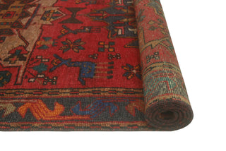 Fine Vintage Distressed Kiraz Red/Brown Runner, 3'3 x 9'11