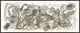 60x24 Puzzled Lines, Framed Artwork, Espresso