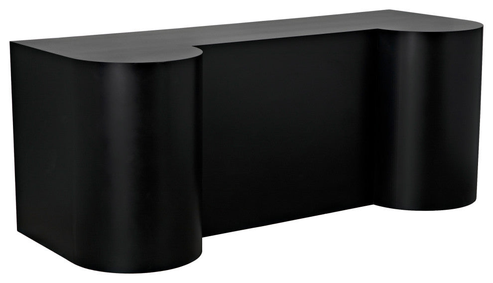 NOIR Furniture - Concierge Desk in Matte Black - GDES197MTB