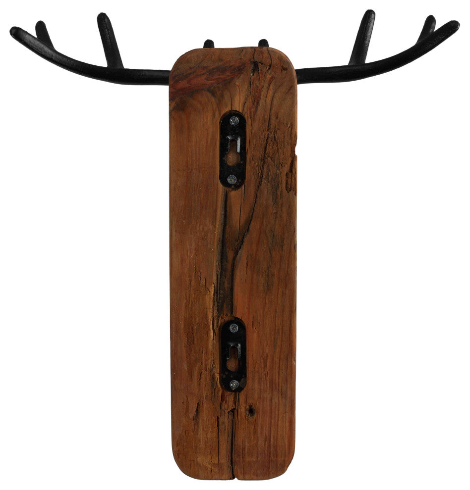 Bare Decor Beau Wall Mounted Antler Coat Hook