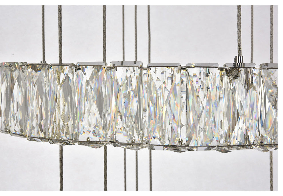 Monroe Integrated LED Chip Light Chrome Chandelier