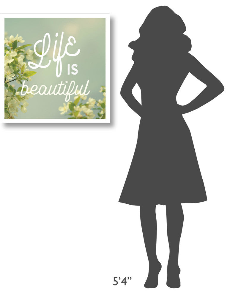 "Spring Beauty I Square" Digital Paper Print by Sue Schlabach, 26"x26"