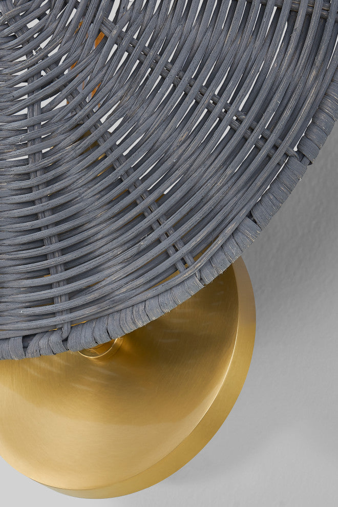 Destiny 11.5" High Aged Brass Wall Sconce