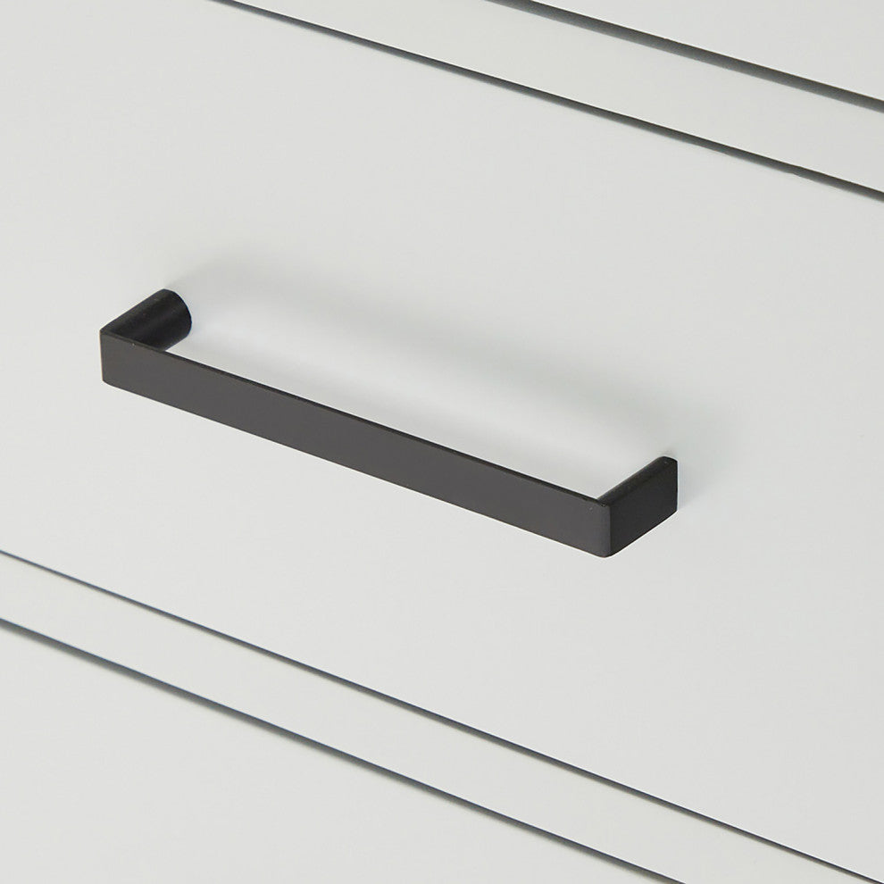 Ariel Hepburn 72" Double Rectangle Sinks Vanity, Carrara Quartz, Gray