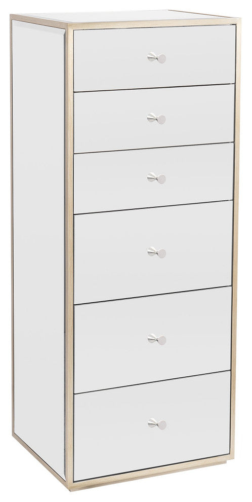 Slaystation Rylie with 6 Drawers Vanity Storage Chest Unit