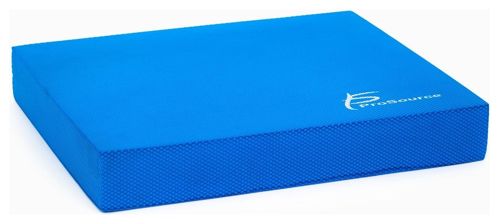 Exercise Balance Pad, Non-Slip Cushioned Foam Mat, Knee Pad, 15.5"x12.5", Blue
