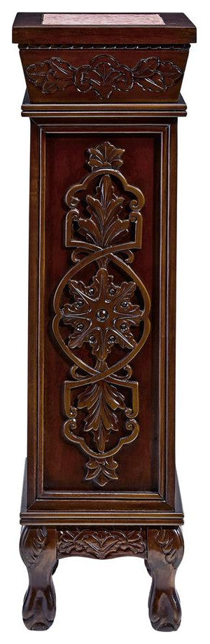 Design Toscano Baldwin Stained Glass Pedestal
