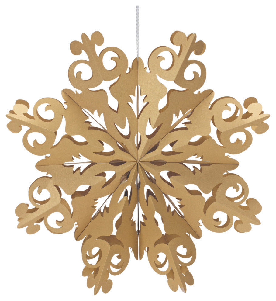 Paper Snowflake Ornament, Set of 6