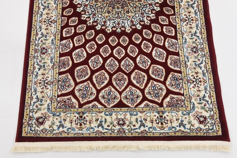 Unique Loom Burgundy Nottingham Narenj 3' 0 x 5' 0 Area Rug