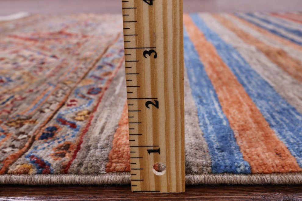 Hand Knotted Khorjin Super Kazak Wool Rug 3' 5" X 5' 0" Q10024