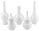 Imperial White Small Vase Set, 5-Piece Set