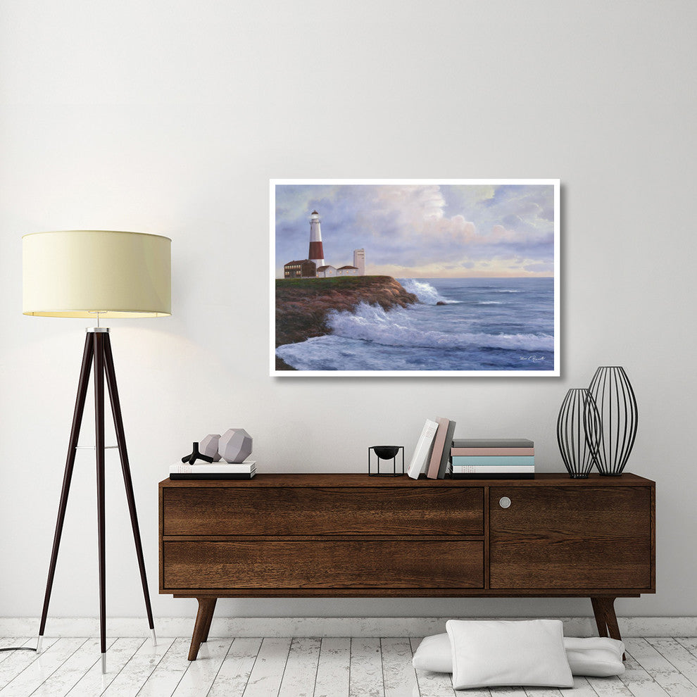 "Montauk Lighthouse" Digital Paper Print by Diane Romanello, 50"x34"