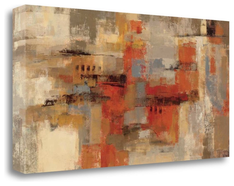"City Wall" By Silvia Vassileva, Giclee Print on Gallery Wrap Canvas