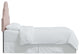 High Arched Headboard With Border, Velvet Blush, Twin