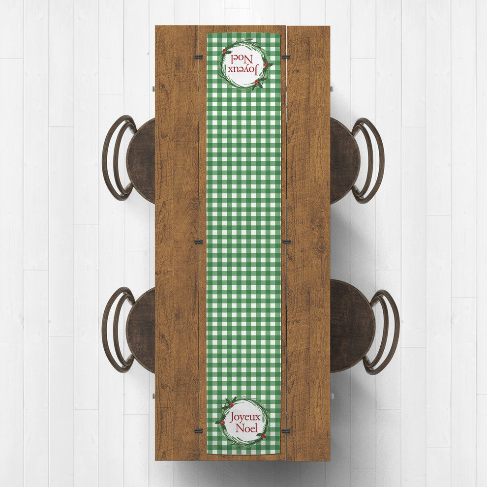Joyeux Noel Table Runner, 16"x72"